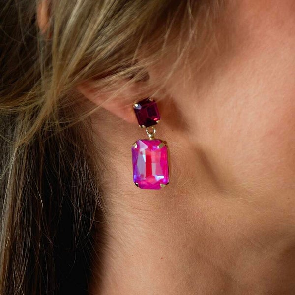 Naya earrings purple