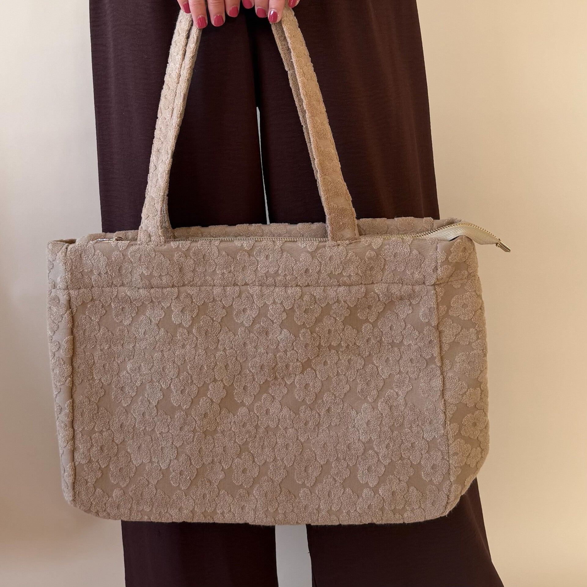 Fleur tas beige