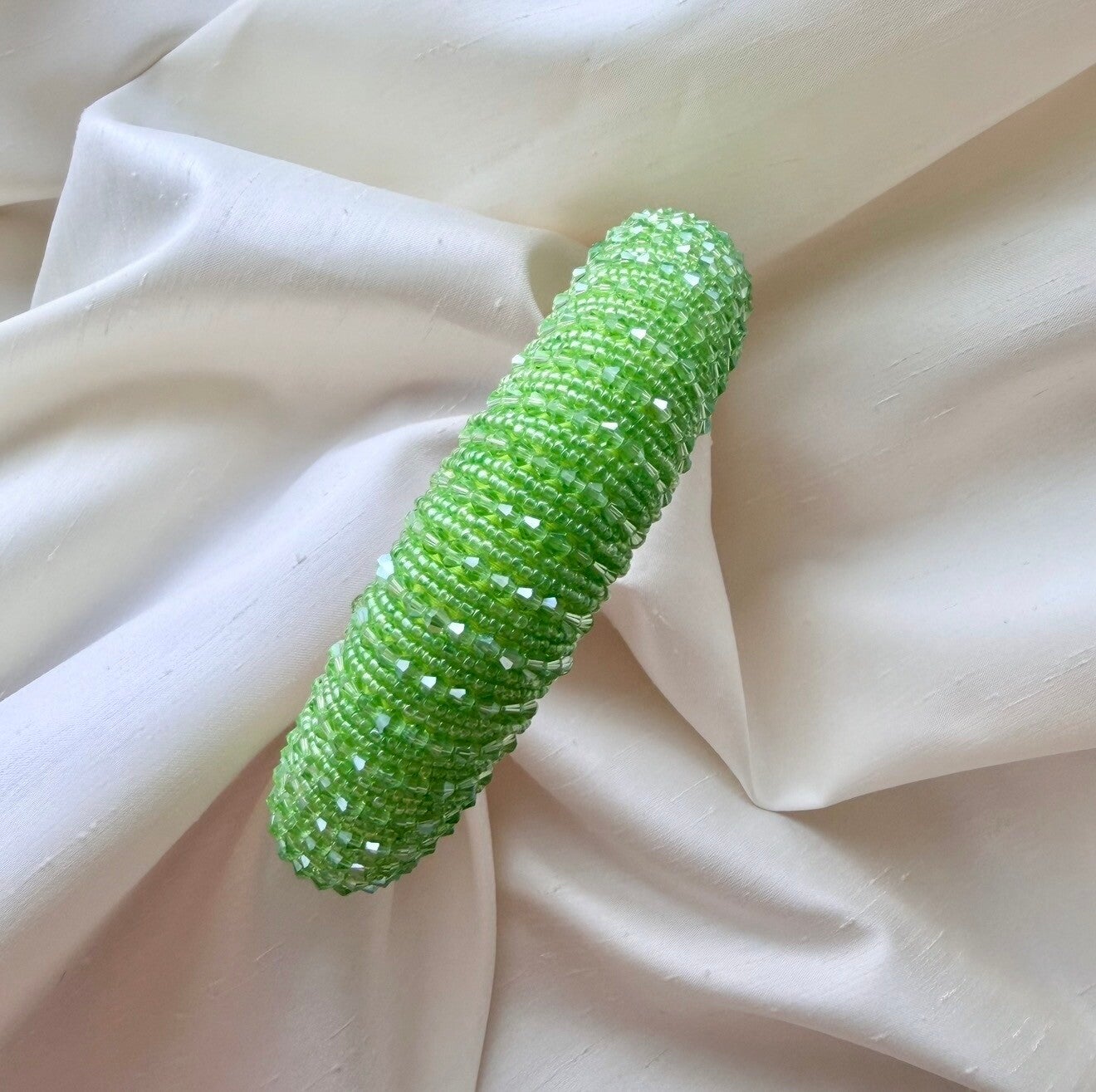 Glitter diadem green