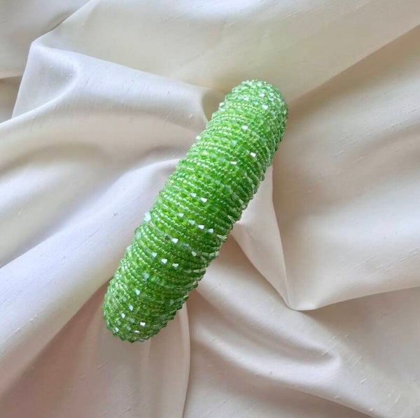 Glitter diadem green