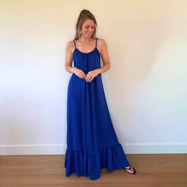 Sienna dress royal blue