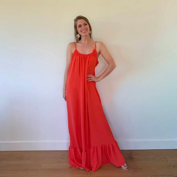 Sienna dress orange