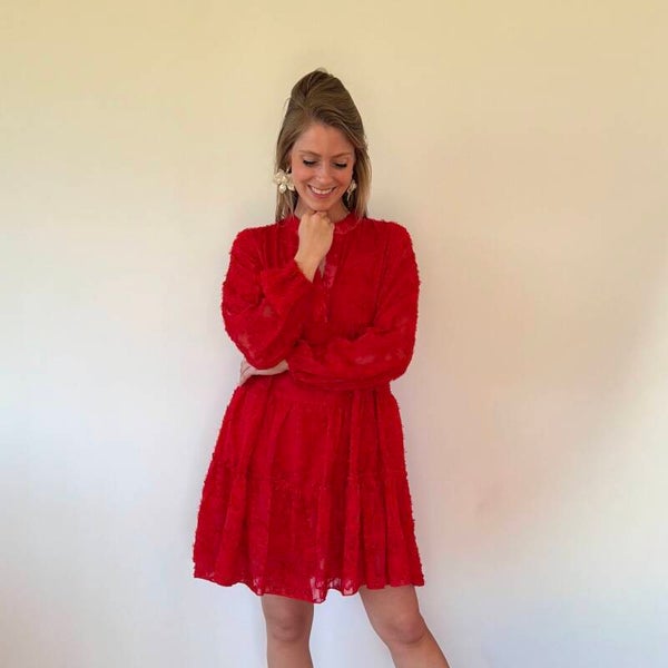 Ellie dress red