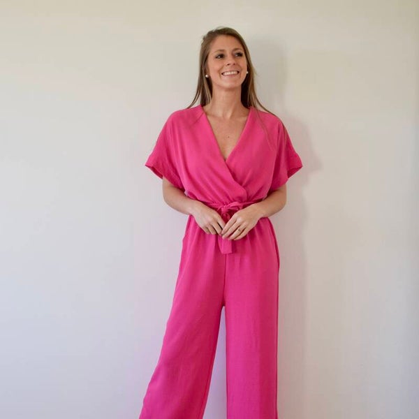Lisa jumpsuit fuchsia