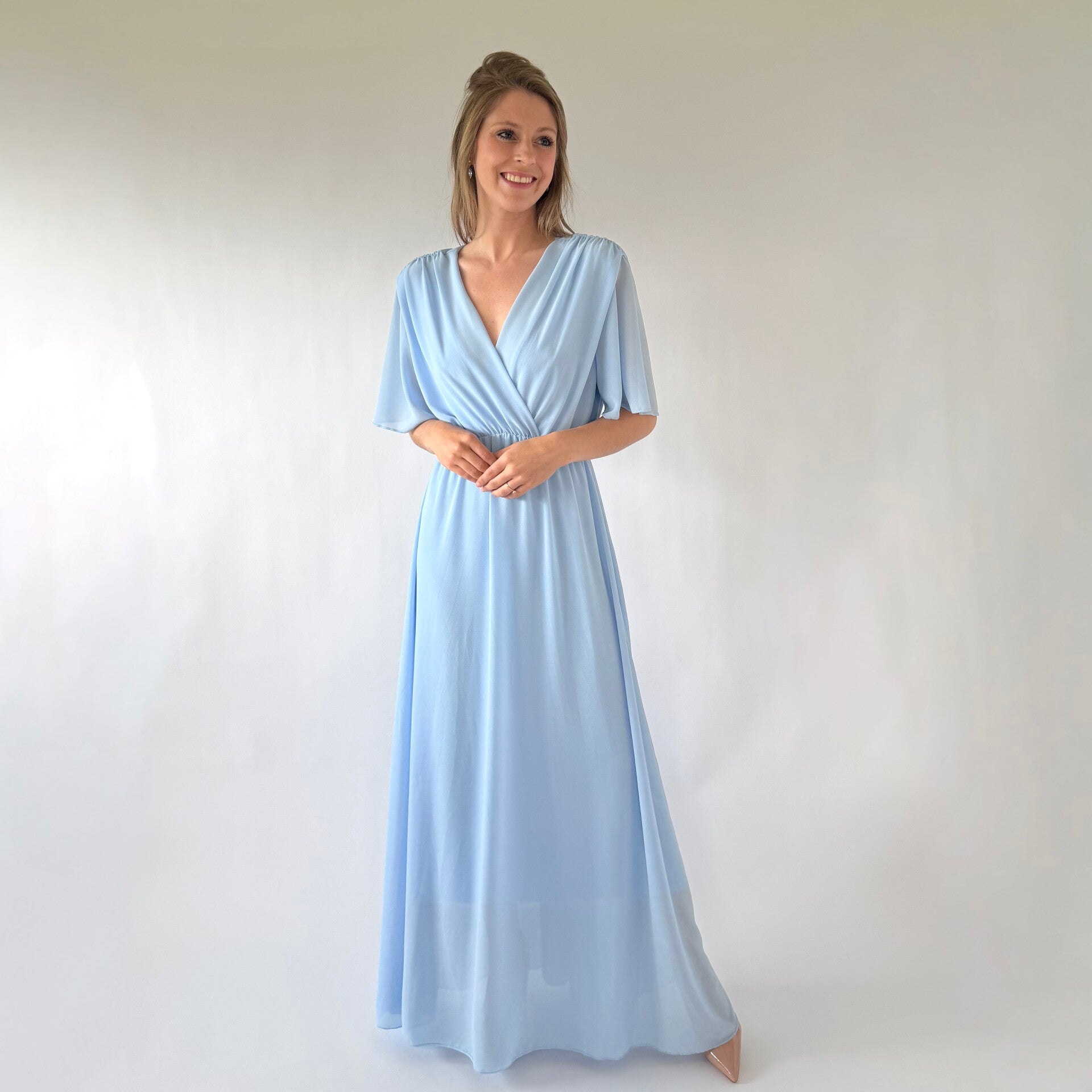Emma dress blue