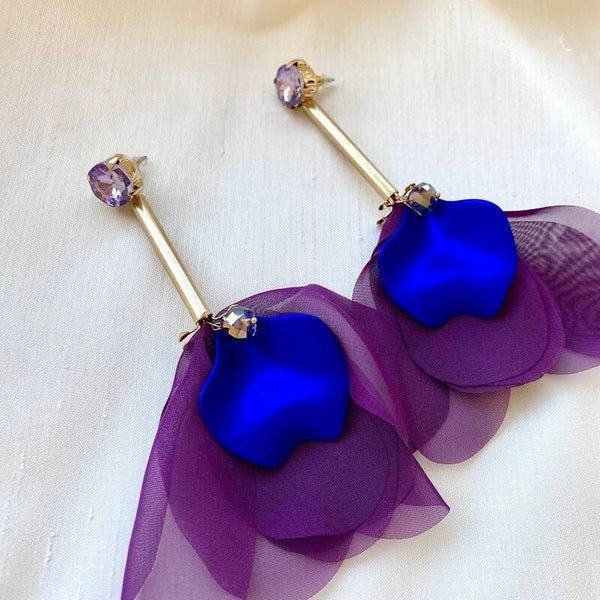 Adelaïde earrings purple
