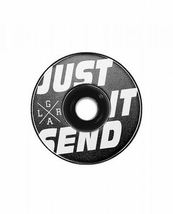 Loose Riders Stemcap - Just Send It Black