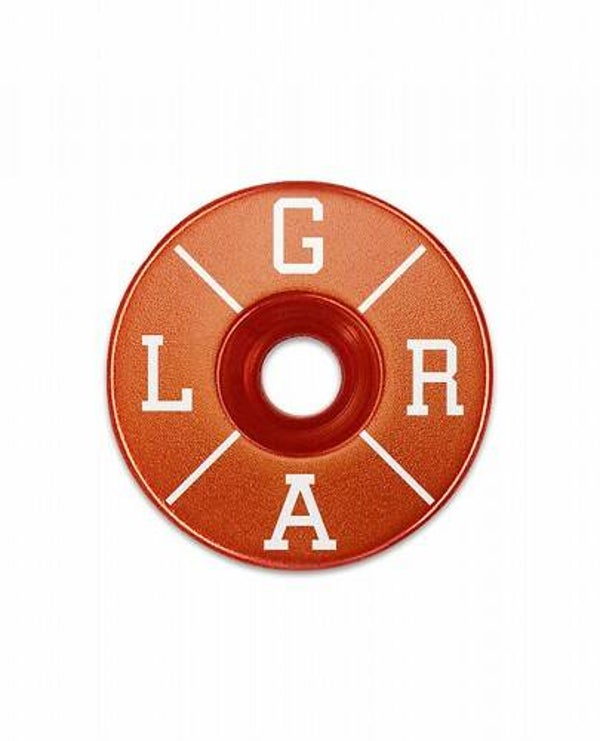 Loose Riders Stemcap - X Logo Orange