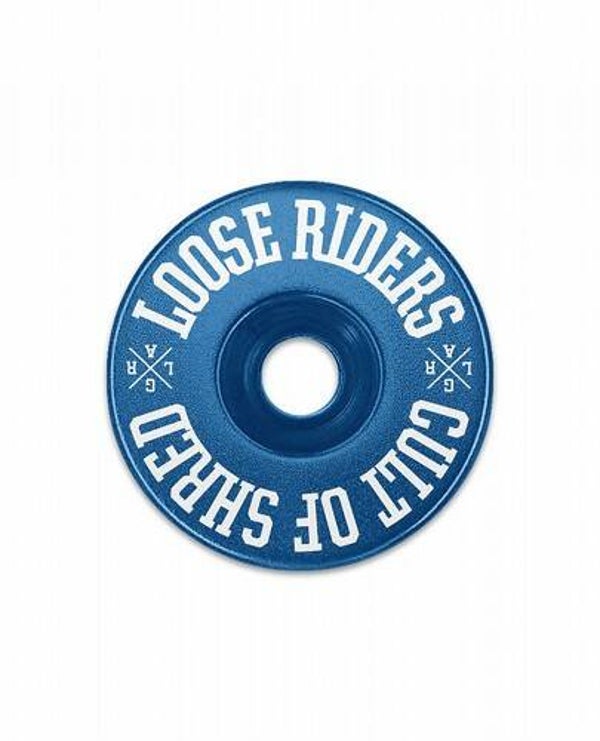 Loose Riders Stemcap - Cult of Shred Blue