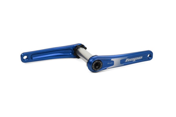 Hope EVO crankset no spider 68/73 / blauw
