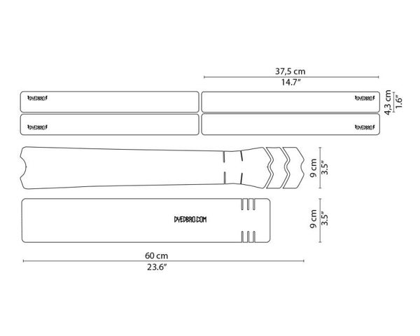 DYEDBRO - Clear mat frame sticker