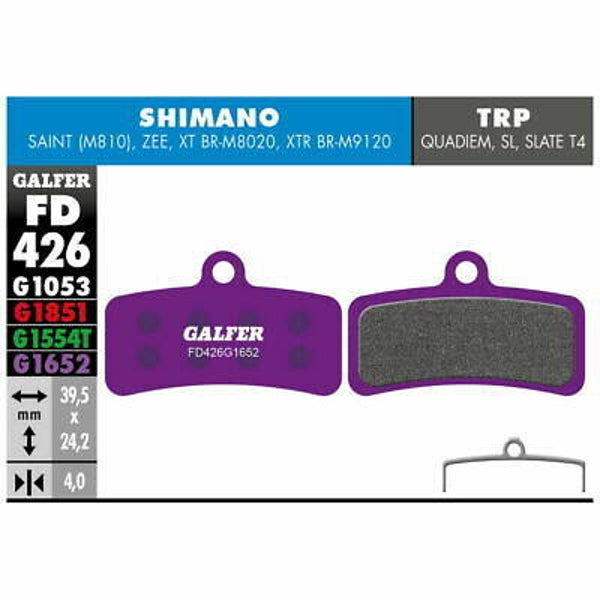 Galfer E-Bike Brake Pad Shimano en TRP