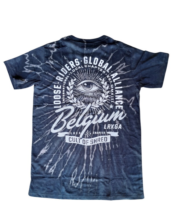Loose Riders Chapter gear Belgium T-shirt Tie-dye