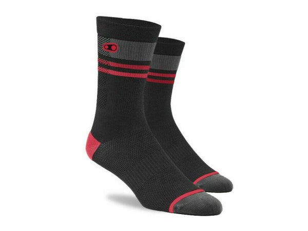 Crankbrothers icon socks, Black/Red