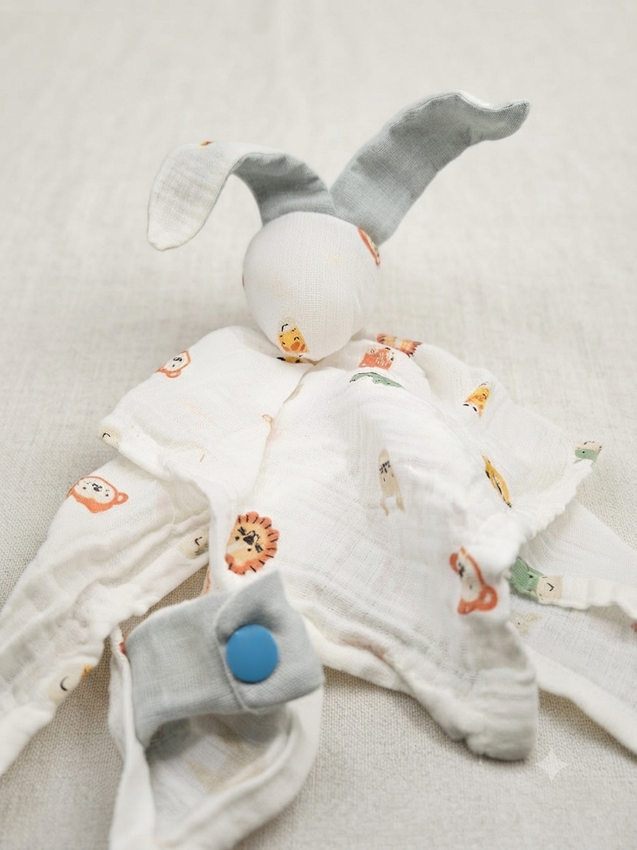 Doudou en Gaze de coton Animaux
