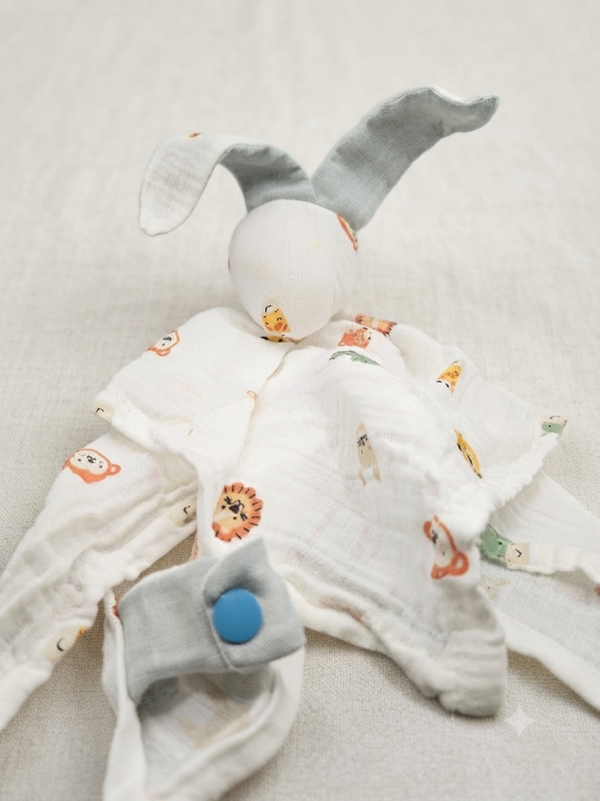 Doudou en Gaze de coton Animaux