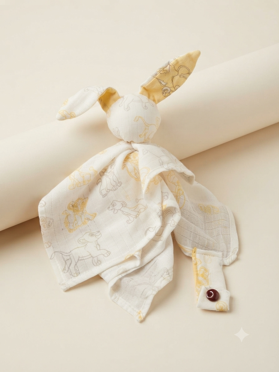 Doudou en Gaze de coton Le Roi Lion