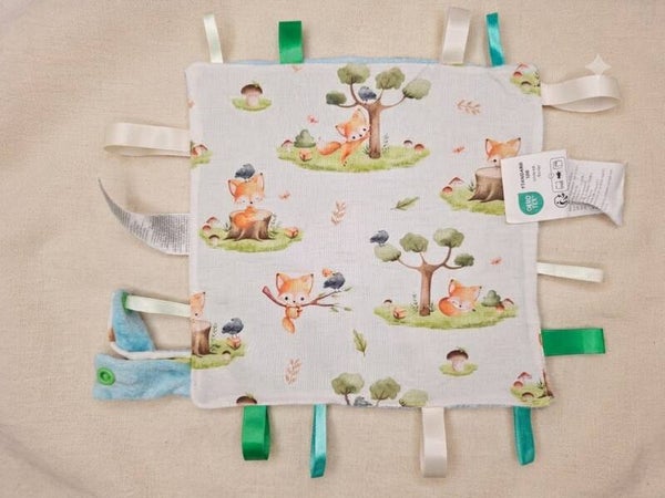 Doudou étiquettes Renard