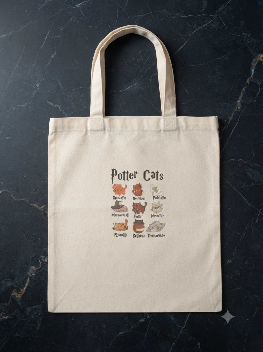 Sac Thème Harry Potter Chat