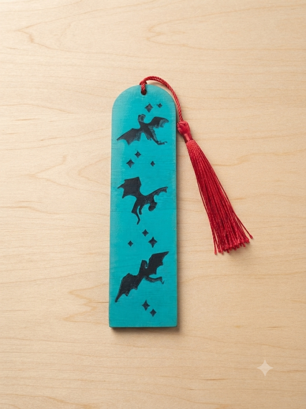 Marque Page Turquoise Dragon