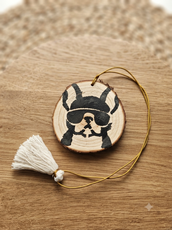 Décoration Murale en Bois Bouledogue Francais