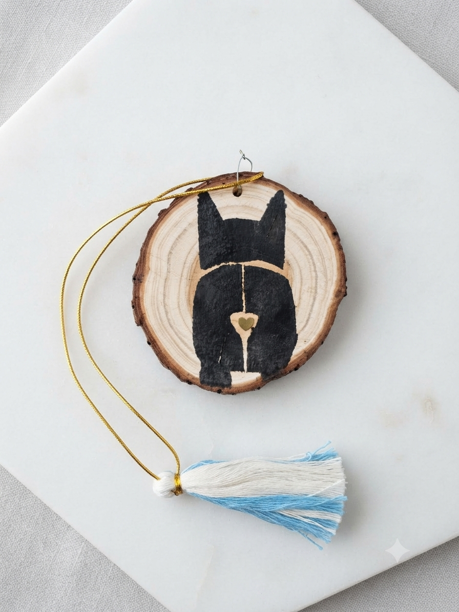Décoration Murale en Bois Corgi