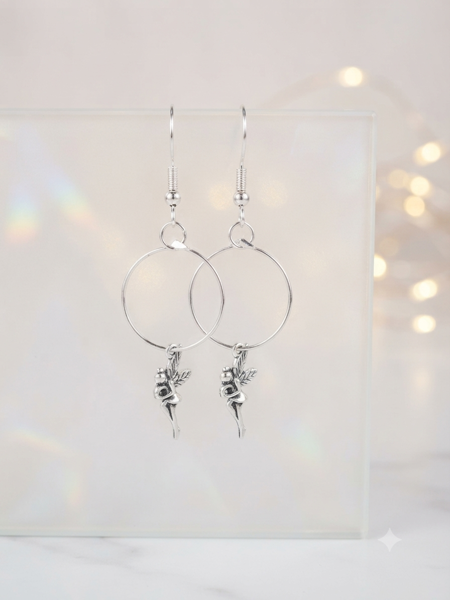 Boucles d'oreilles Fée