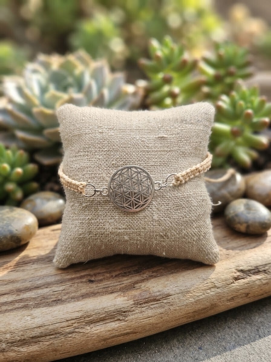 Bracelet Nylon Beige