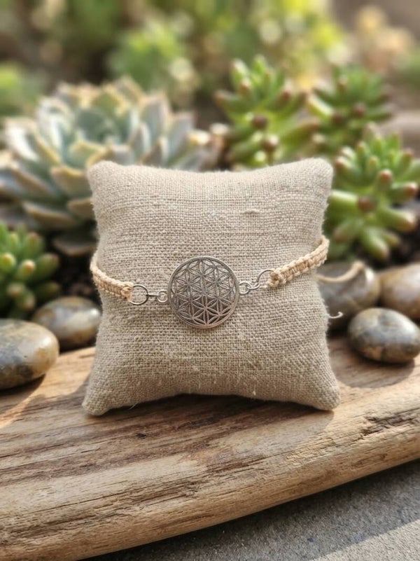 Bracelet Nylon Beige
