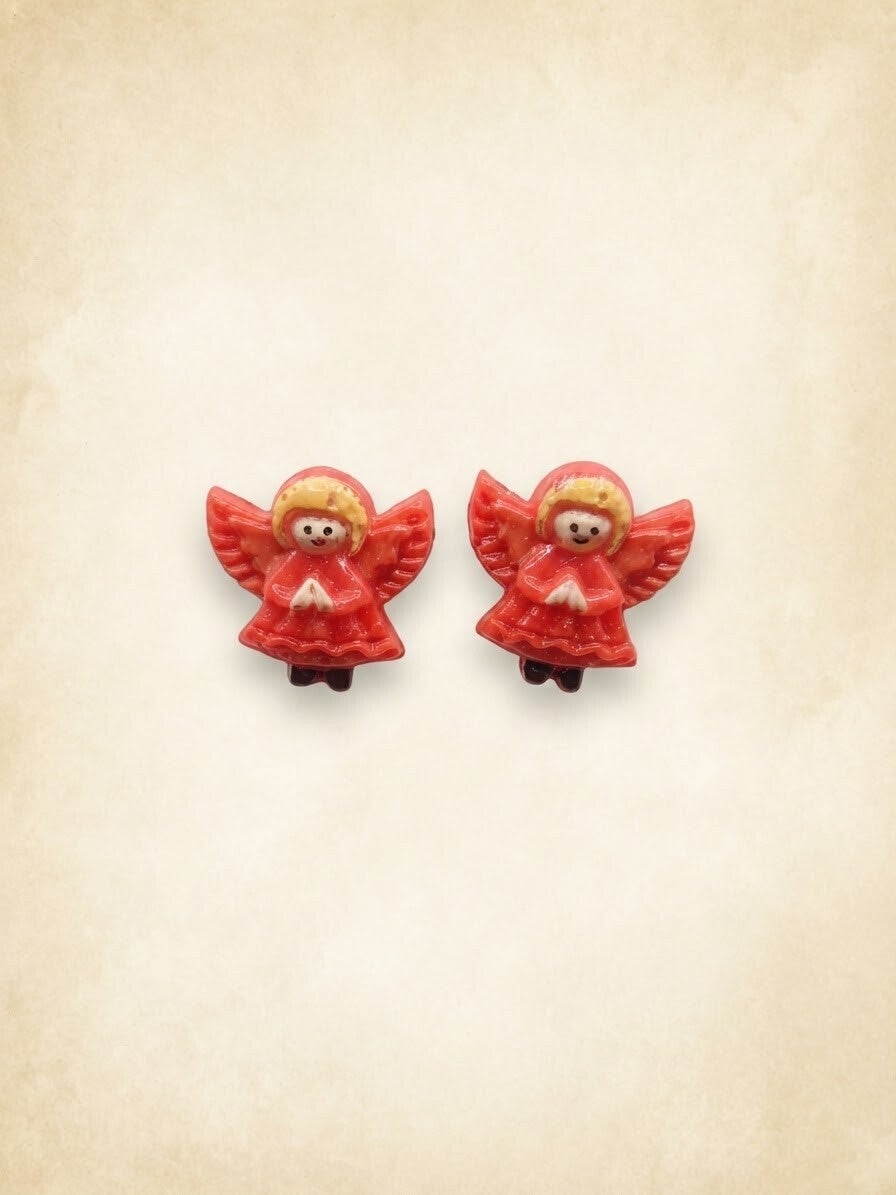 Boucles d'Oreilles Ange de Noël