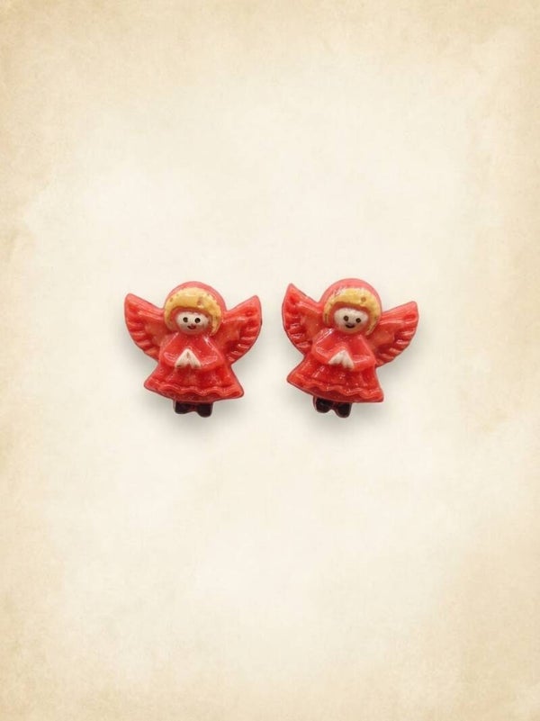 Boucles d'Oreilles Ange de Noël