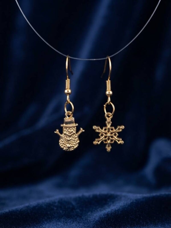 Boucles d'Oreilles Dépareillés Noël