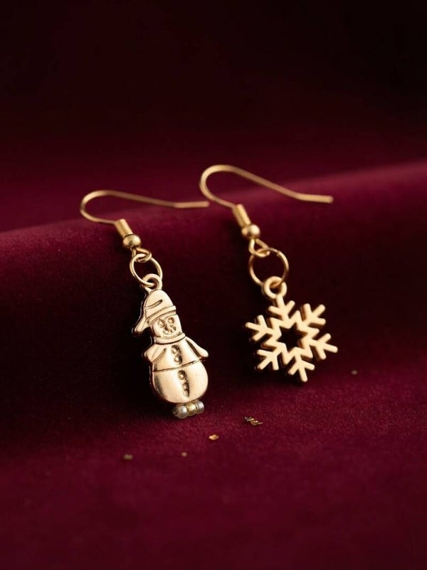 Boucles d'Oreilles Dépareillés Noël