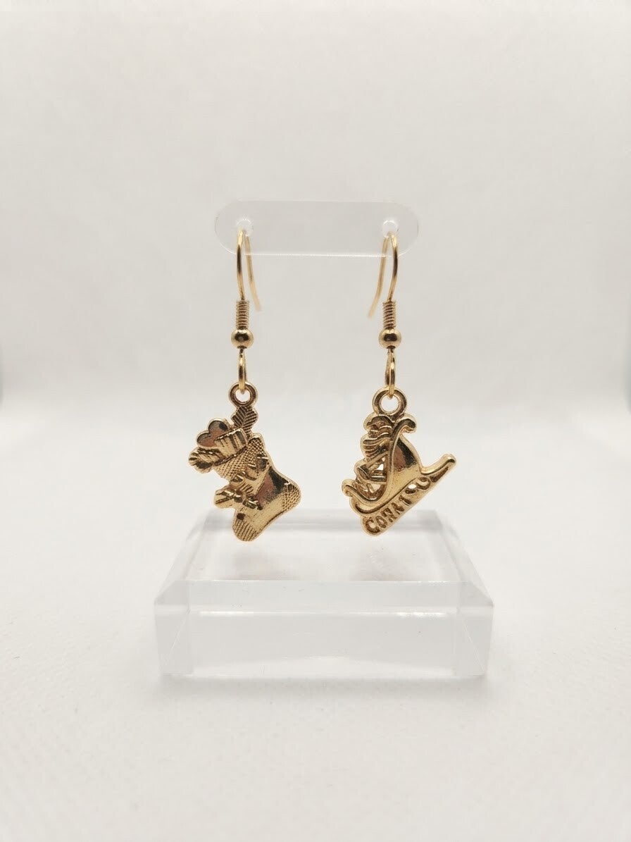 Boucles d'Oreilles Dépareillés Noël
