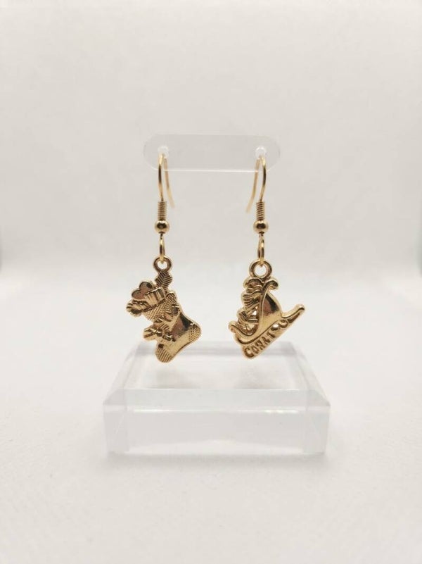 Boucles d'Oreilles Dépareillés Noël