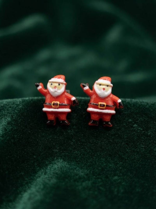 Boucles d'Oreilles Père Noël
