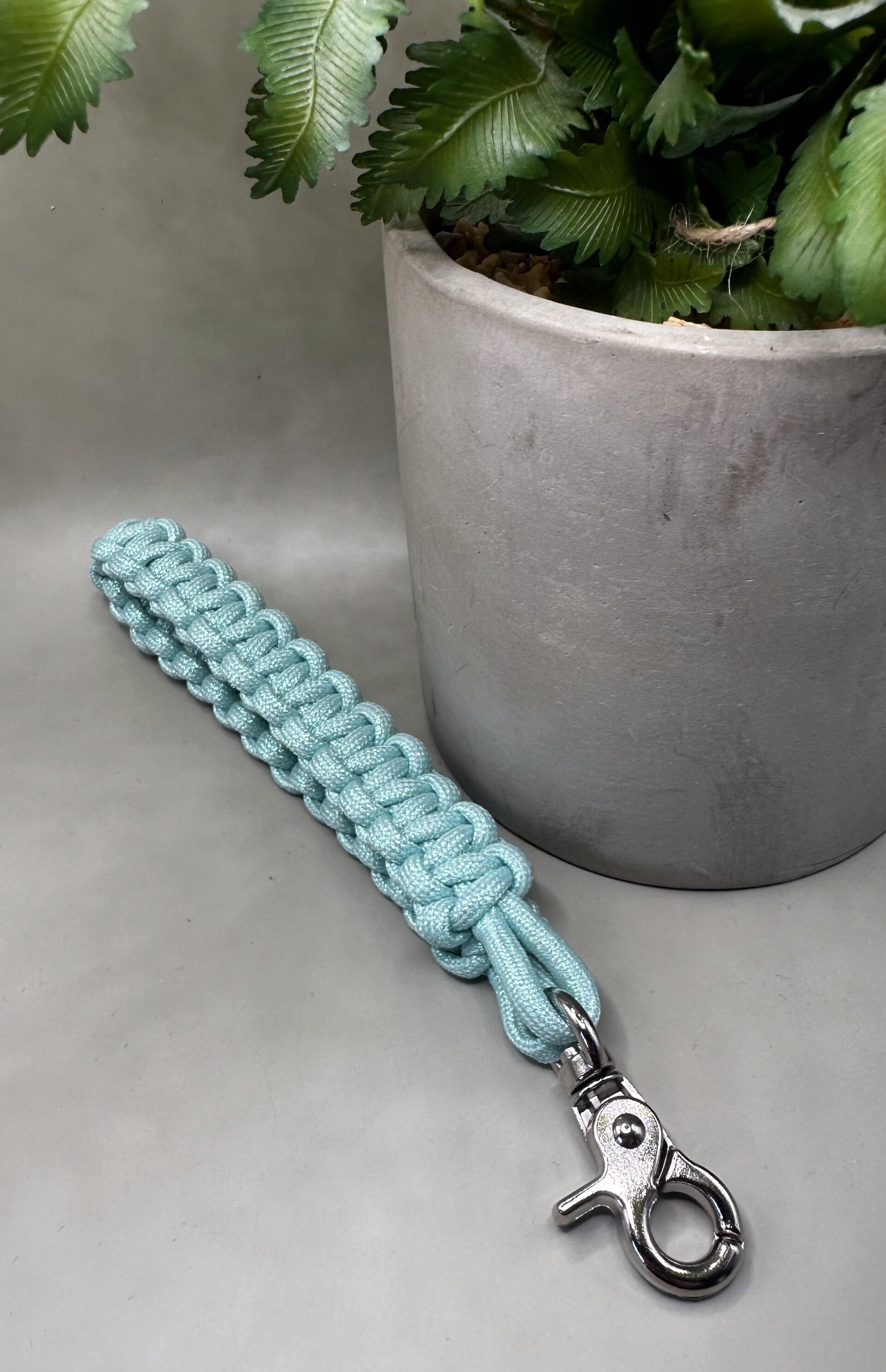 Small Keycord Mint Glitter