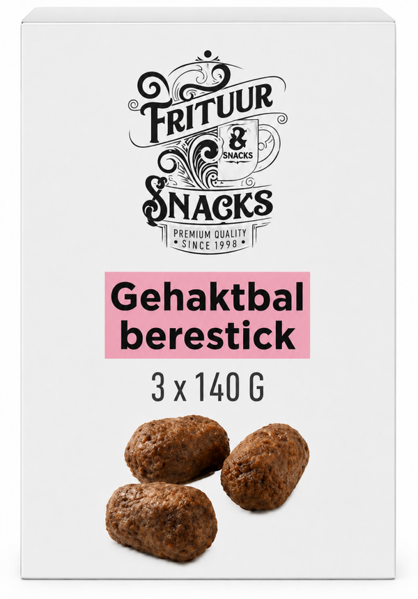 Berehap berestick gehaktbal 3 x 140 gram