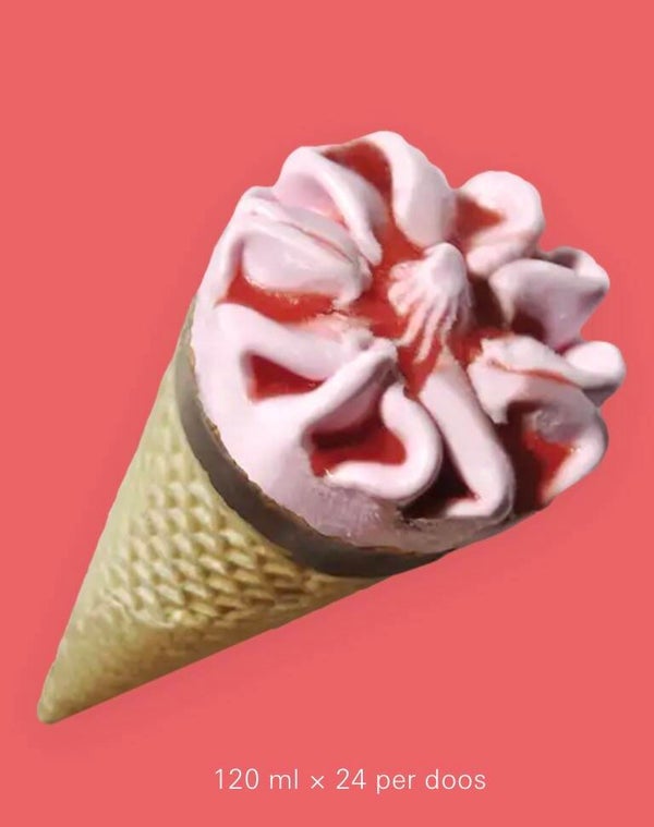 Coolcone aardbei 24 x 120 ml