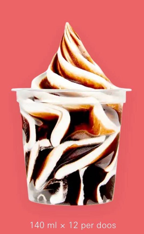 Sundea softijscup chocola 12 x 150 ml