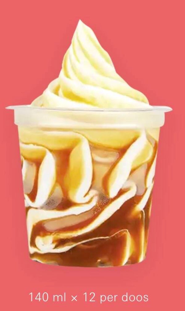 Sundea softijscup caramel 12 x 150 ml