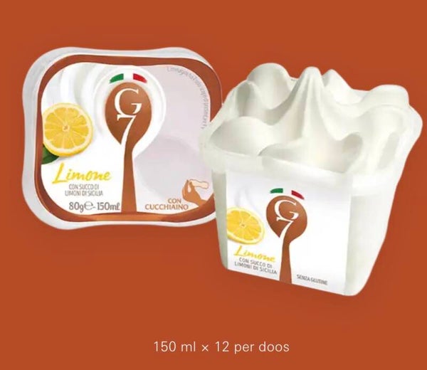 Italiaans ijs citroen 12 x 150 ml