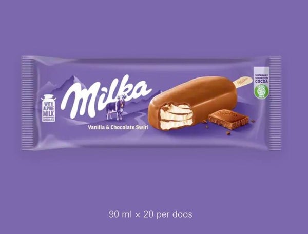 Milka stick 20 x 90 ml