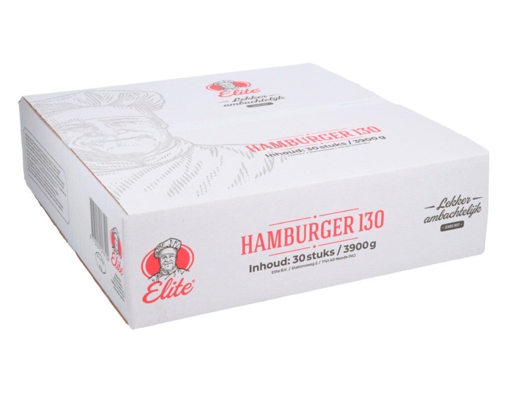 Elite hamburger 30 x 130 gram