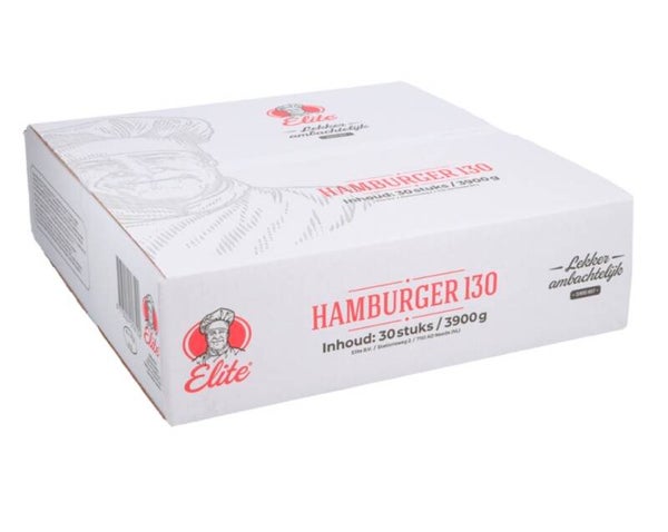 Elite hamburger 30 x 130 gram