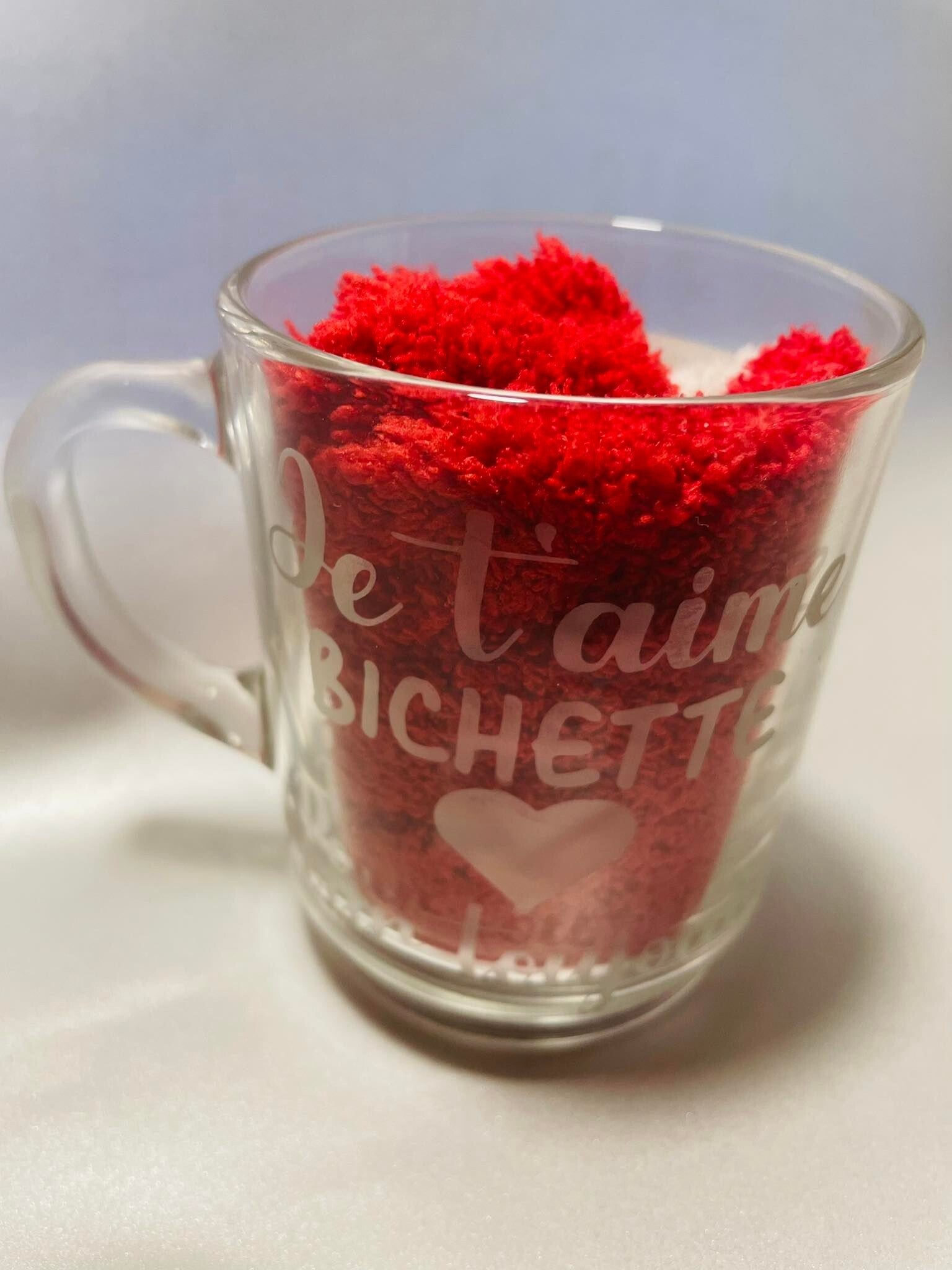 Gravure sur tasse