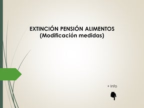 ABOGADOS PLASENCIA PENSION ALIMENTOS EXTINCION