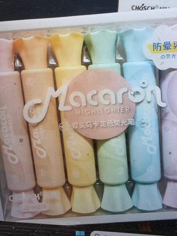 Mini 6 colors double ended marker