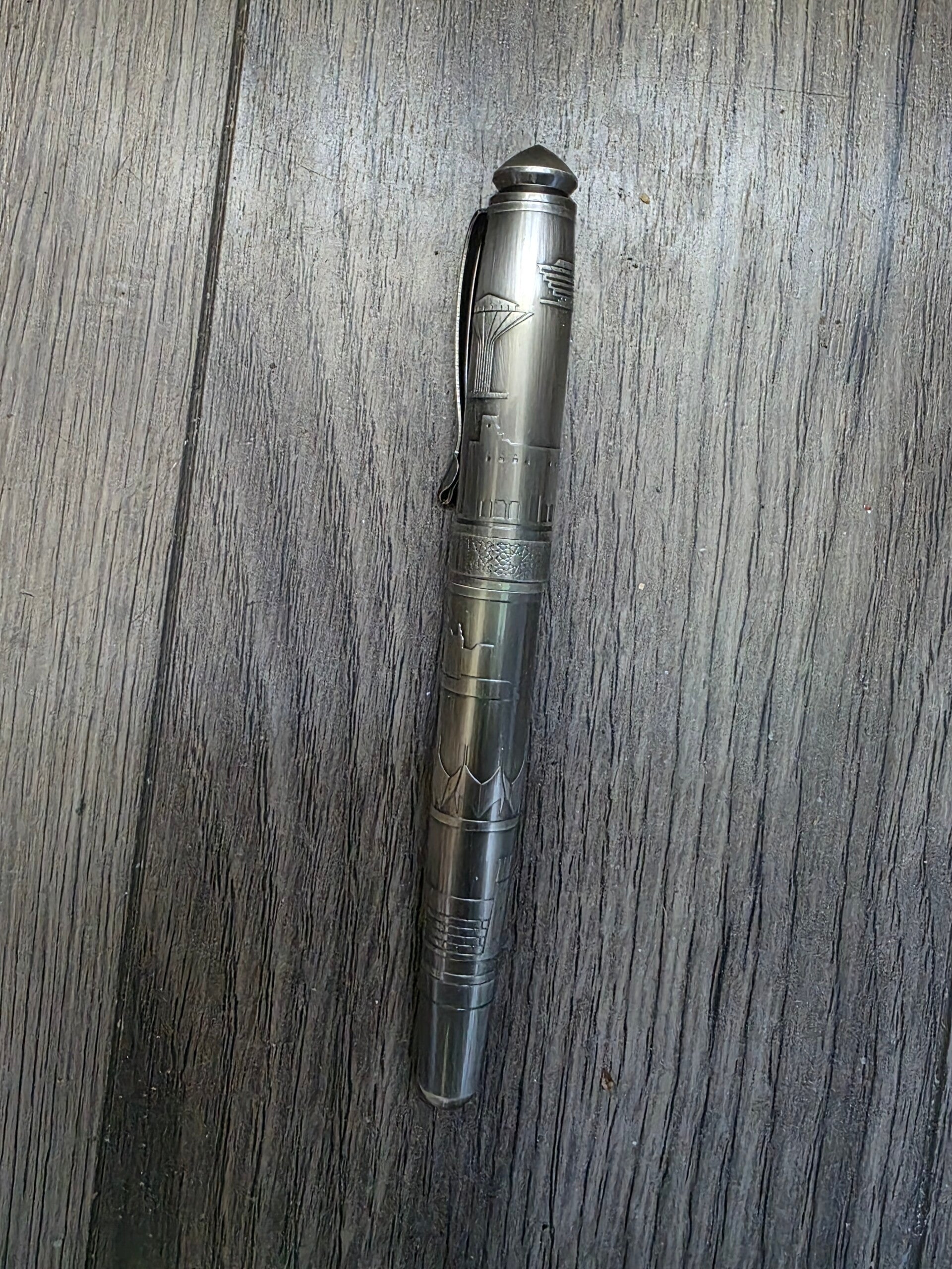 Arabic heavy metal roller ink pen