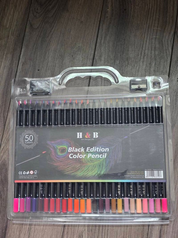 50 colors colored oil based pencil set